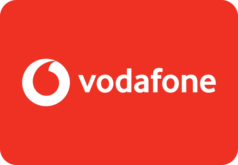Vodafone business broadband logo.