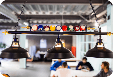Love Business Pool Table Lights