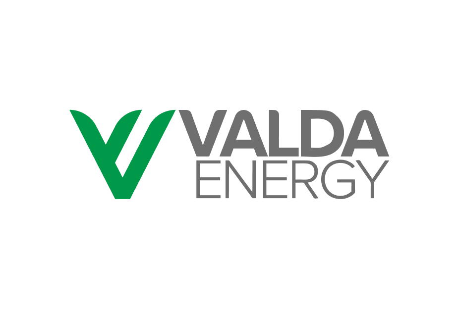 Valda Energy logo on white background.